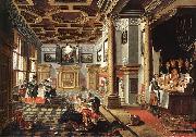 BASSEN, Bartholomeus van Renaissance Interior with Banqueters f china oil painting reproduction